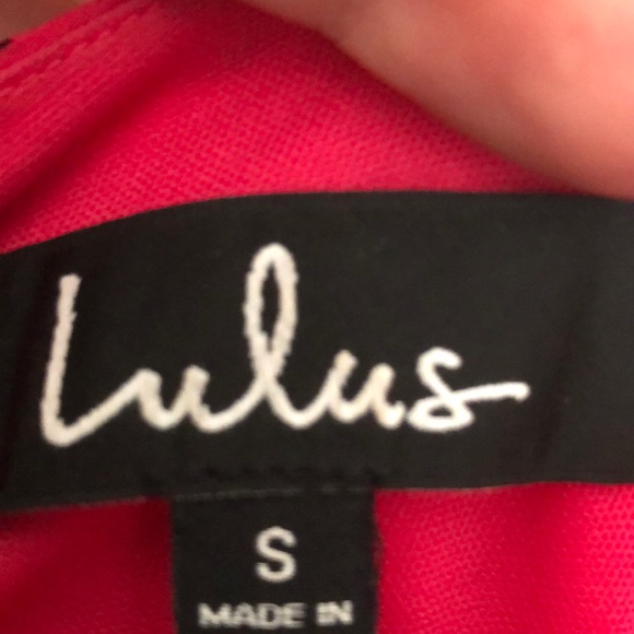 Pink floral dress with layers from Lulus - Picture 4 of 4